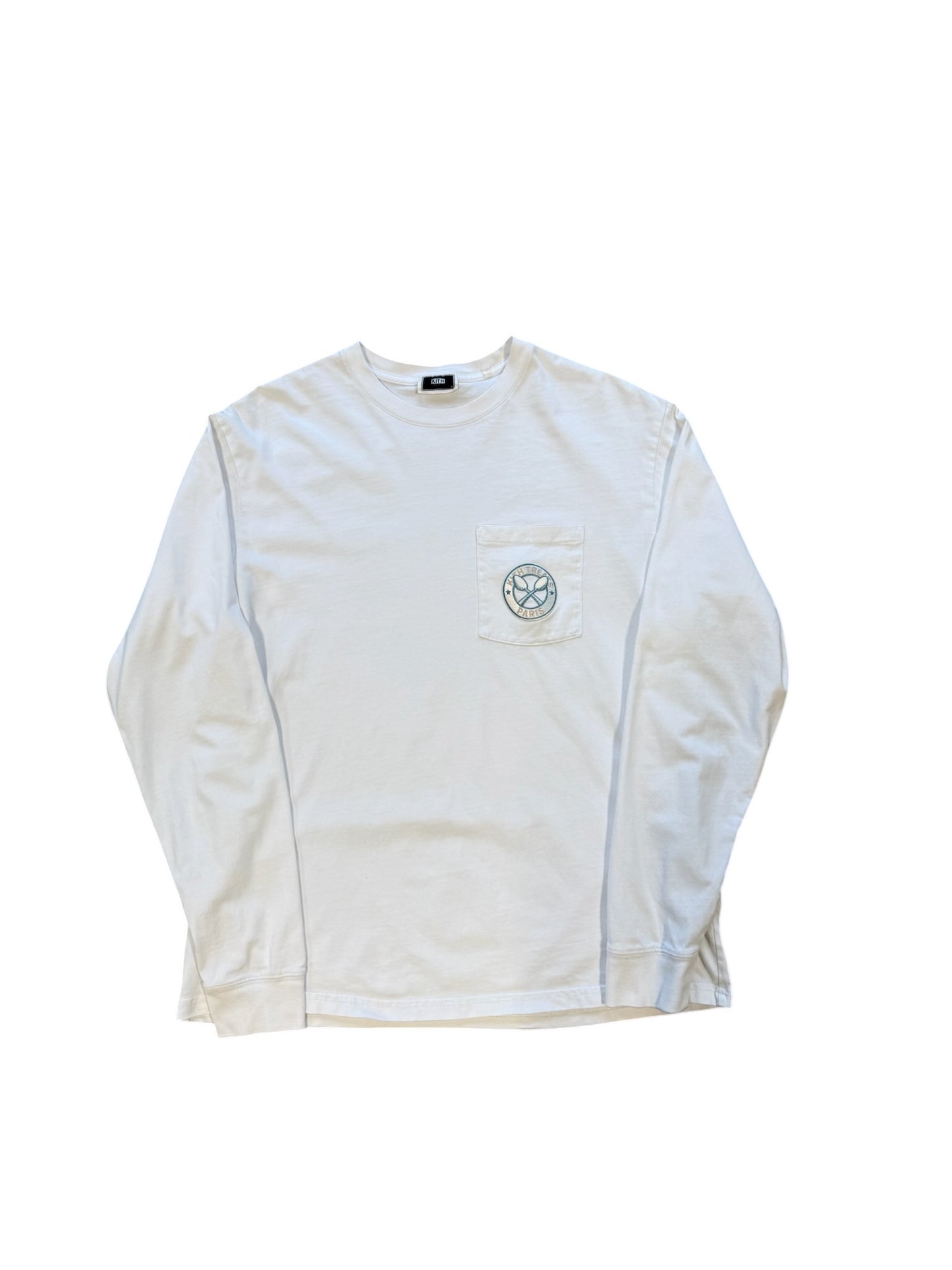 (M) Kith Treats Paris White Longsleeve Shirt