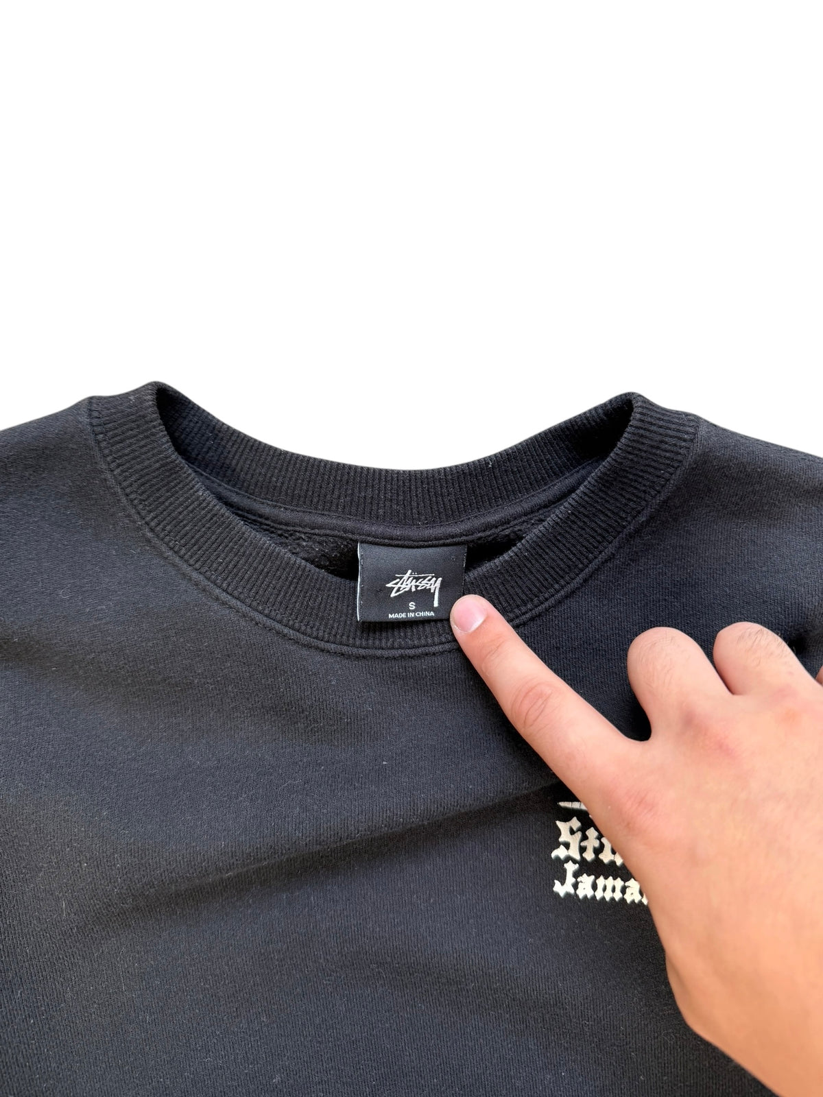 (S) Stussy Jamaica “Stone Cold Paradise” Crewneck