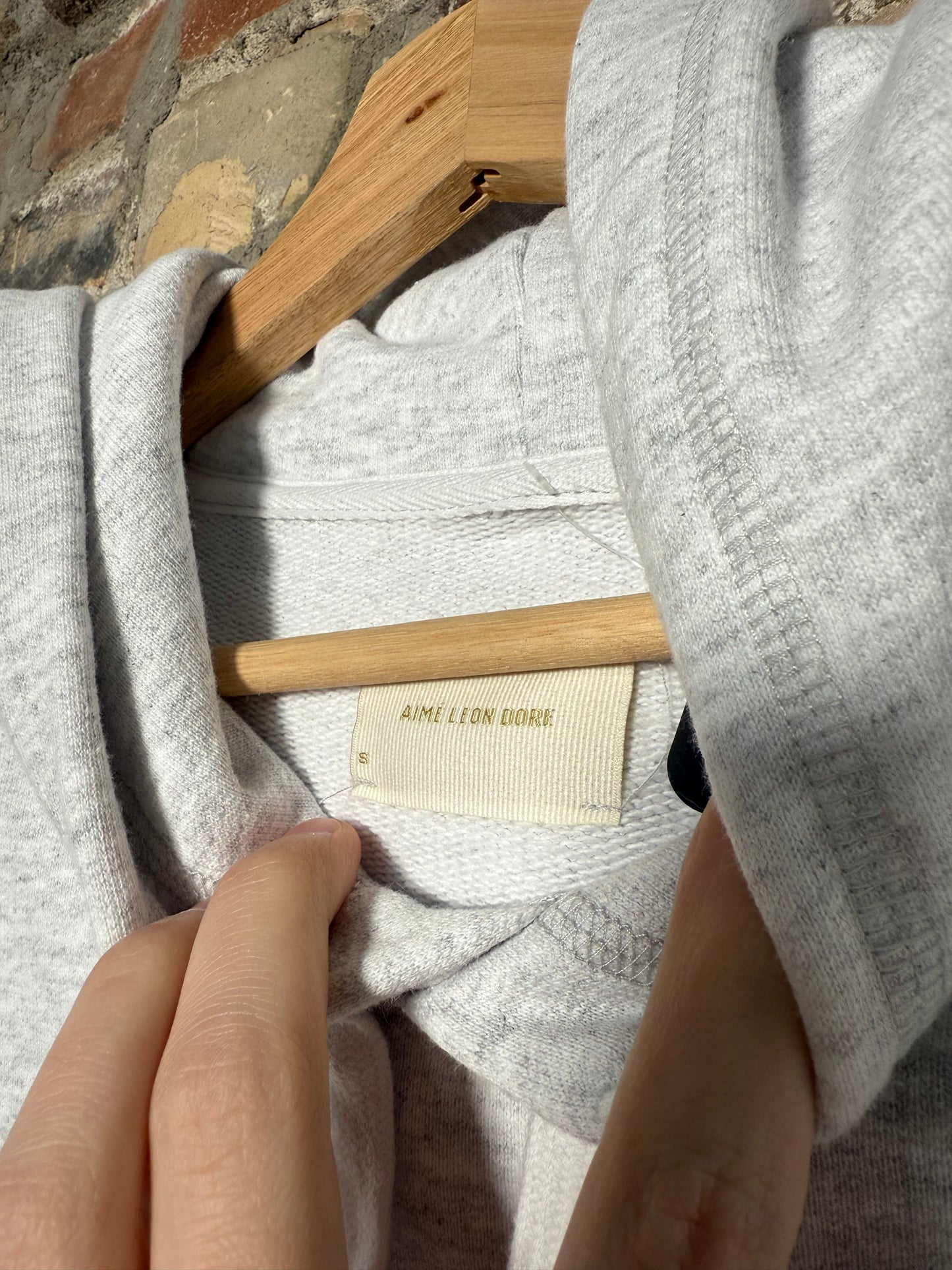 (S) Aime Leon Dore Mulberry Grey Hoodie