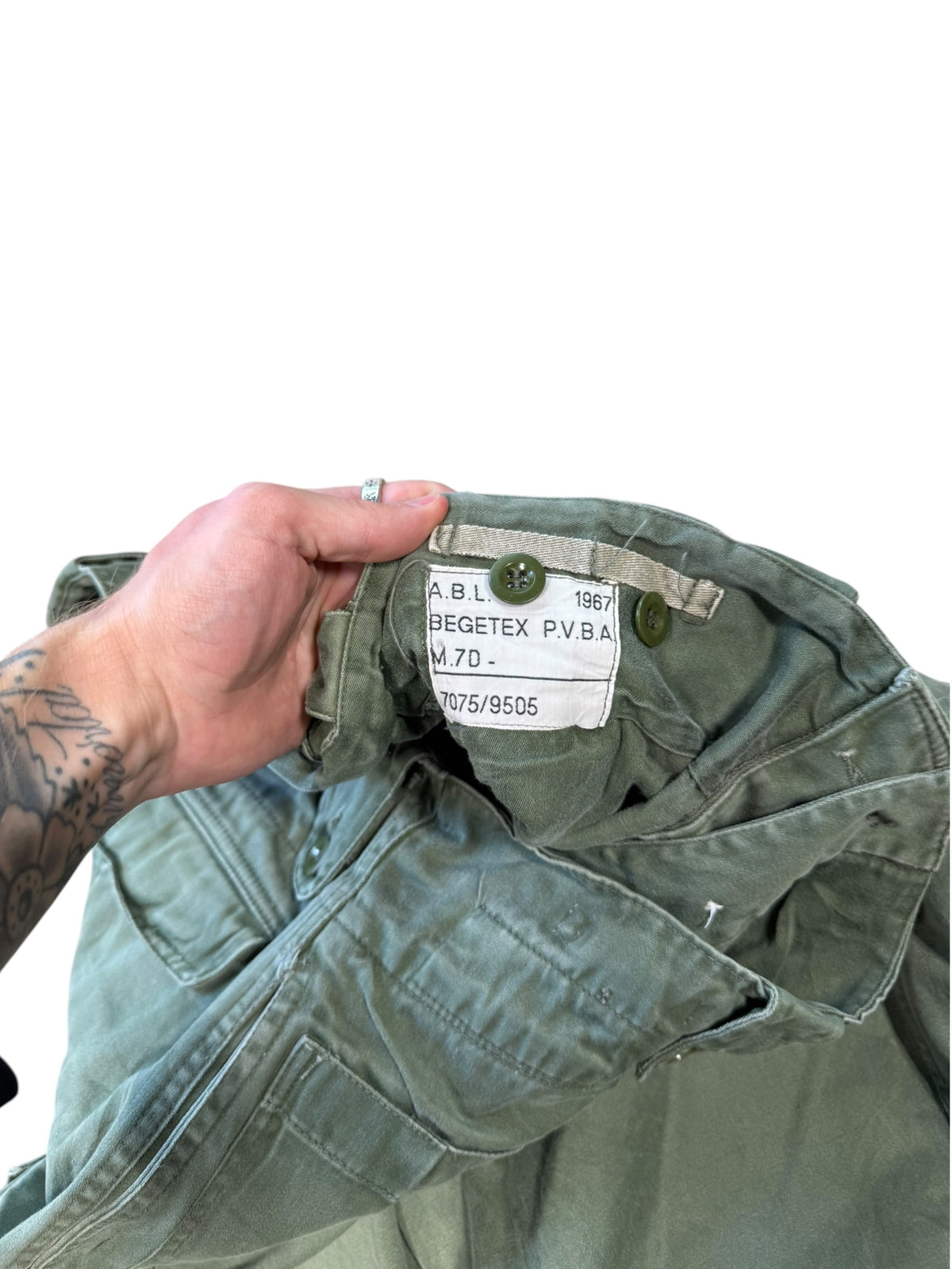 (37) 1967 True Vintage Military Cargo Pants