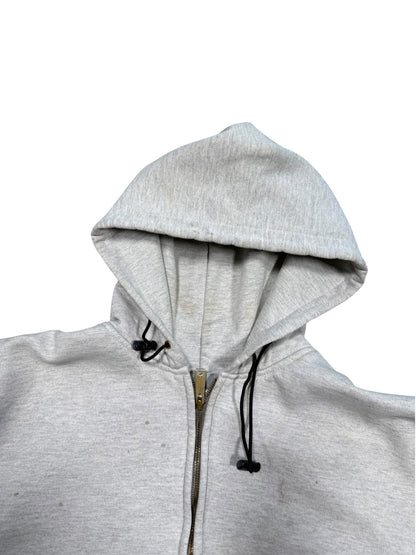 (XL) Vintage Carhartt Thermal Lined Zip Hoodie
