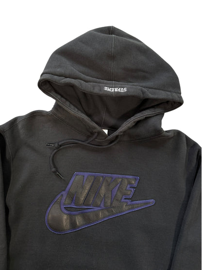 (M) Nike x Supreme Applique Black Hoodie