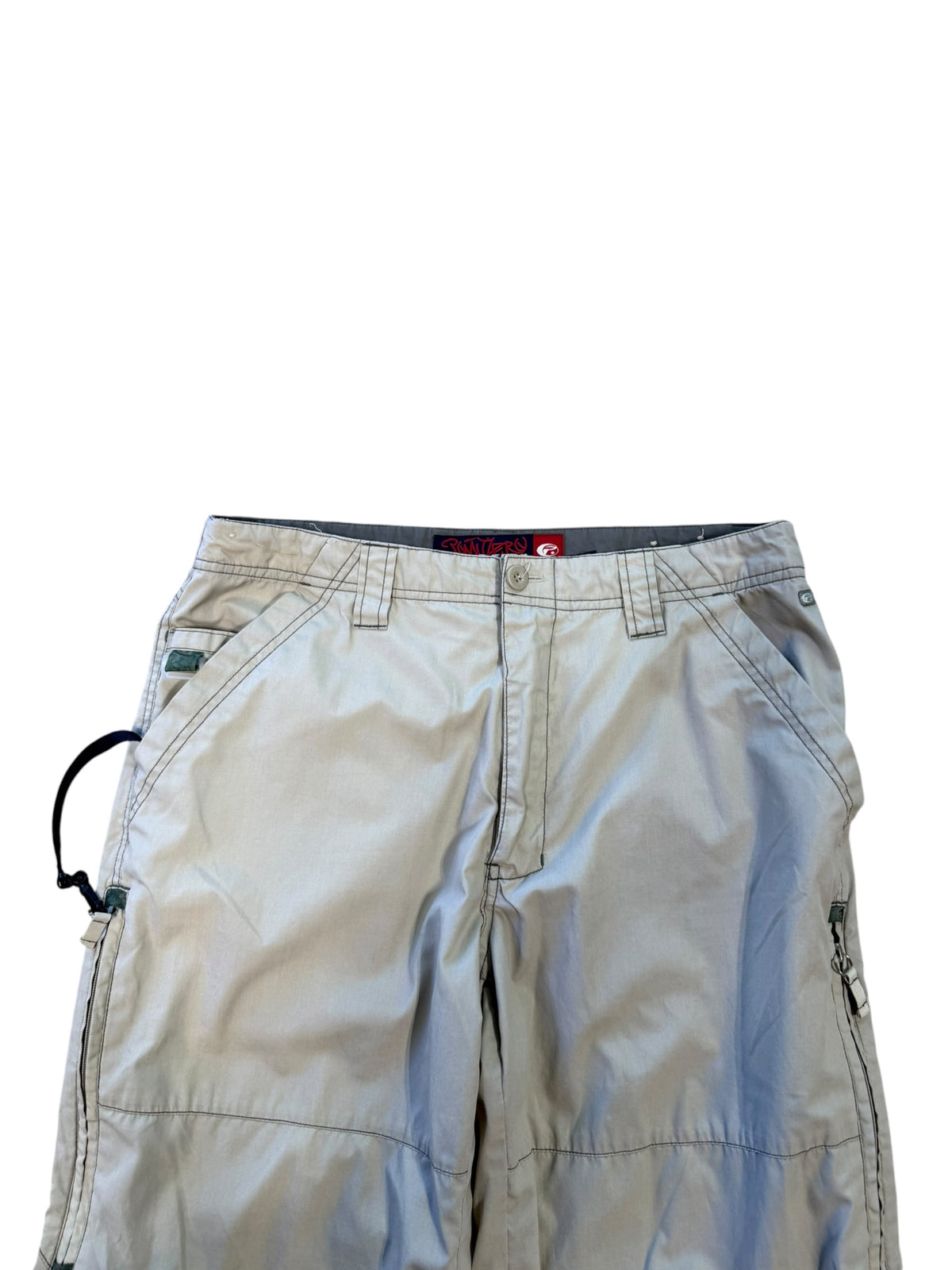 (34) Y2k Point Zero Baggy Nylon Pants