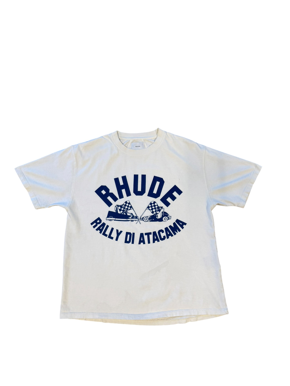 (S) Rhude Rally Racing White Tee
