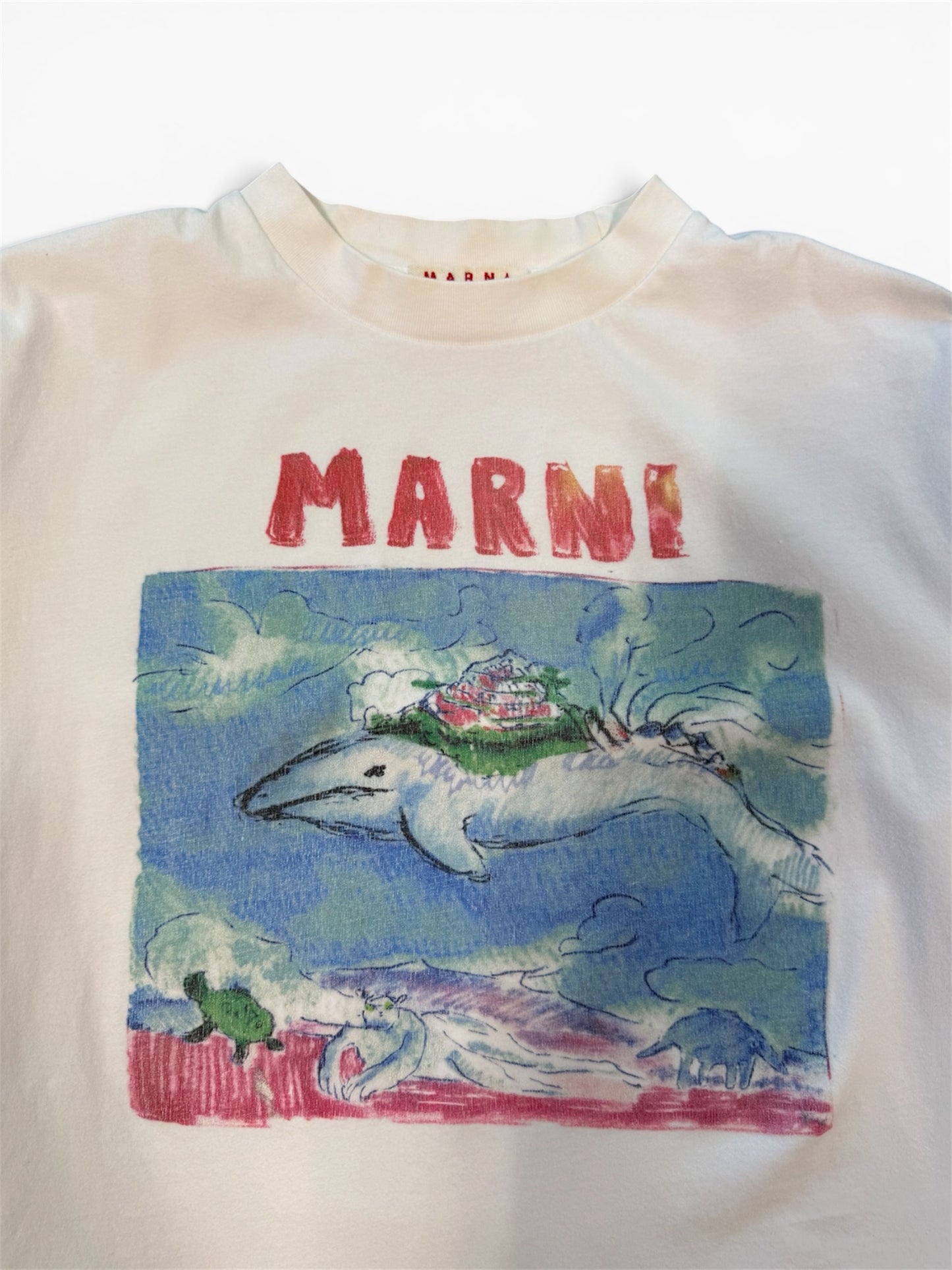 (M) Marni illustration Watercolour Tee