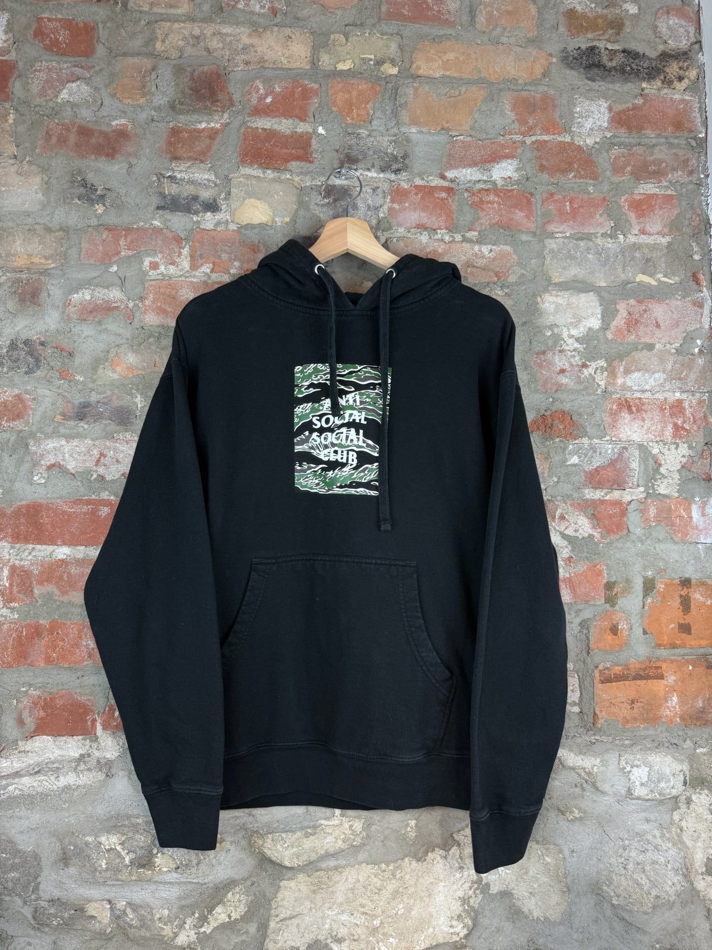 Anti Social Social Club Camo Graphic Hoodie Sz M