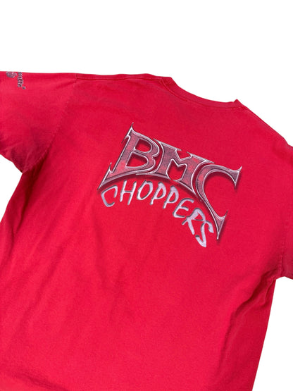 (XL) Vintage BMC Choppers Red Thrashed Tee