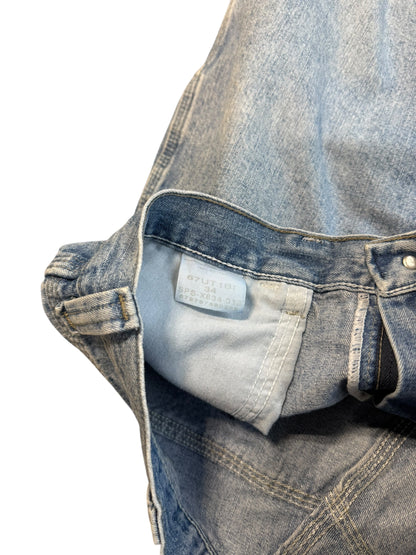 (34W) Vtg Wrangler Carpenter Denim Shorts