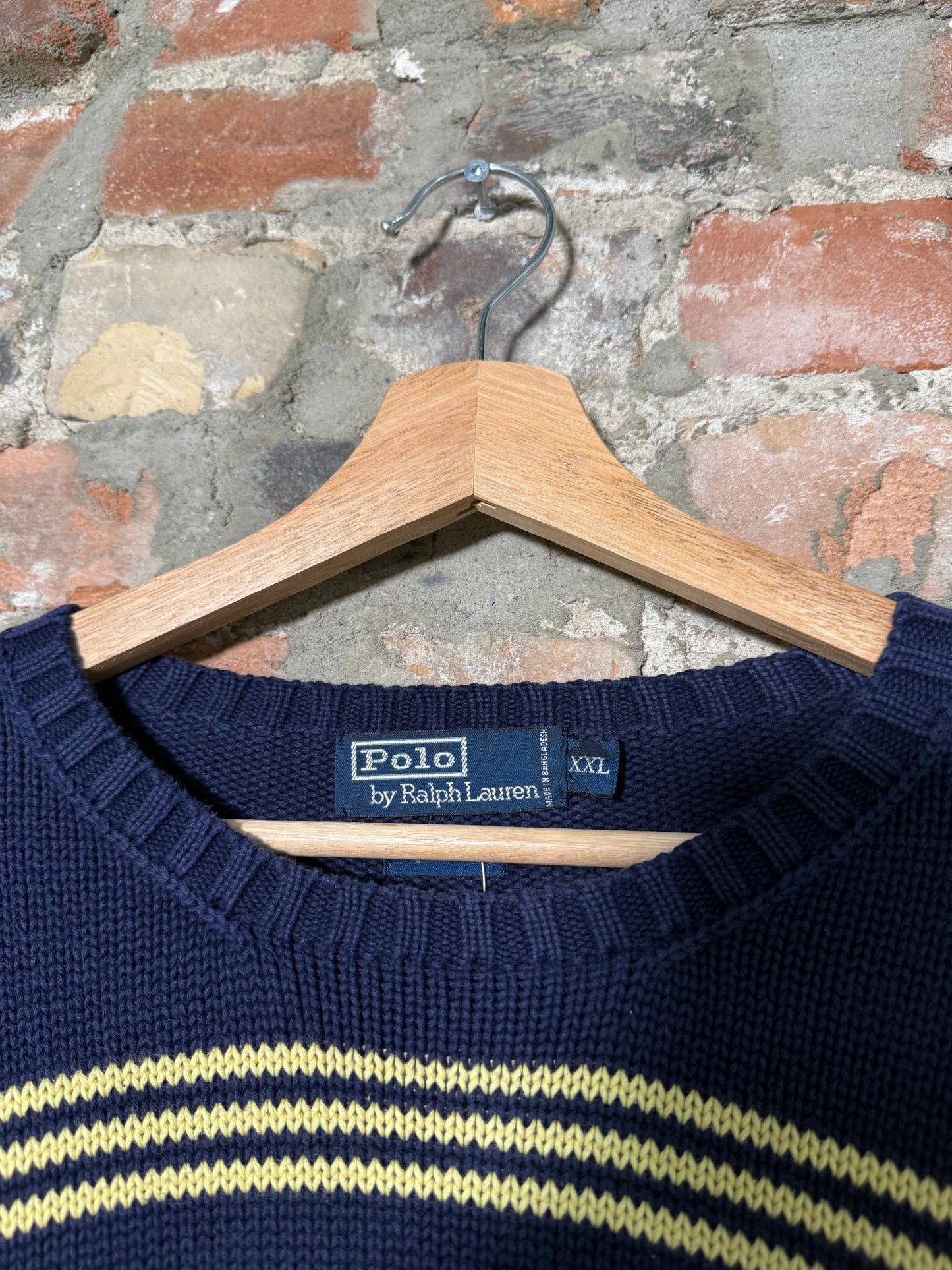 90s Polo Knitted Sweater Sz XXL