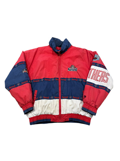 1990s Florida Panthers Zip-Up Pro Player Jacket Sz XL