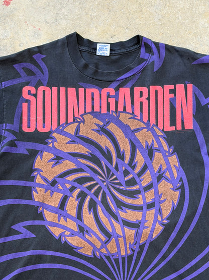 Vintage 1992 Soundgarden Bad Motor Finger AOP Tee
