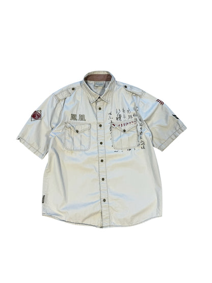 2000s Mecca Button Up Shirt Sz XL