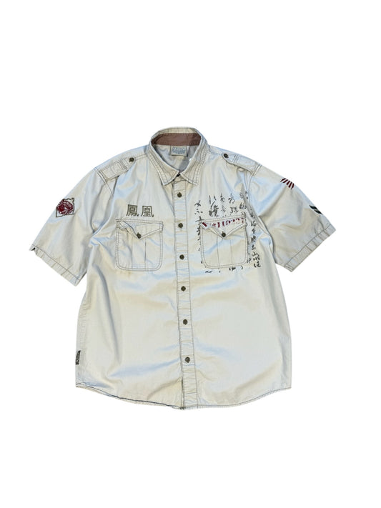 2000s Mecca Button Up Shirt Sz XL