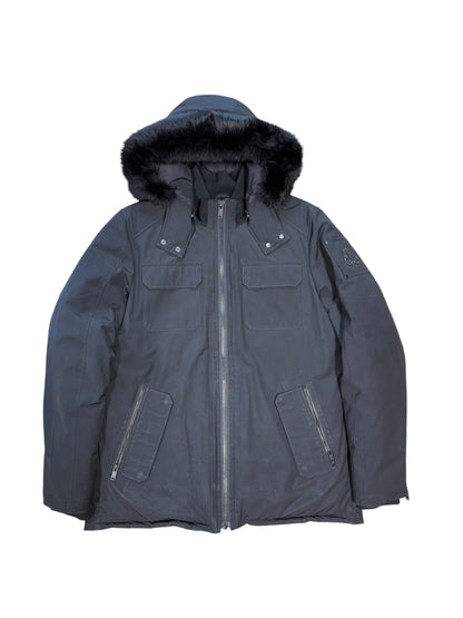 (XL) Moose Knuckles Black Parka Jacket