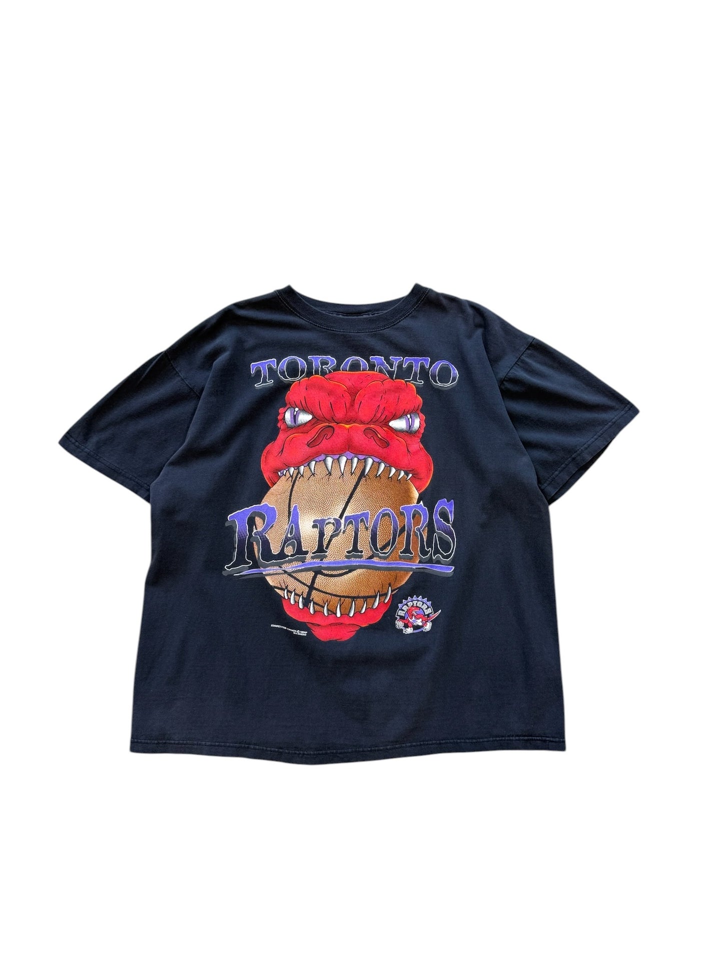 (L) 1994 Toronto Raptors Big Face Dino Tee