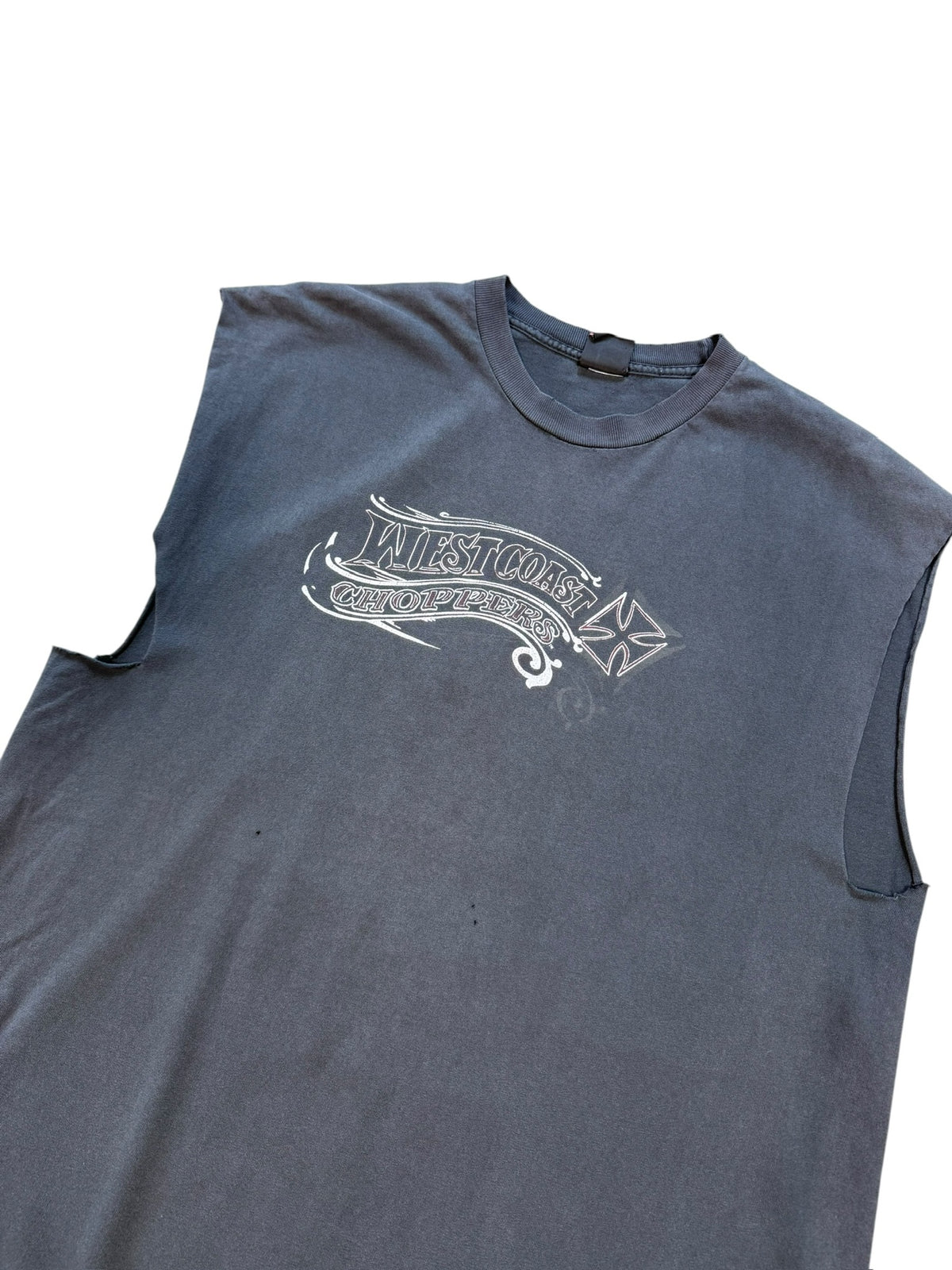 (XL) Vintage 2000s West Coast Choppers Faded Cut Off Tshirt