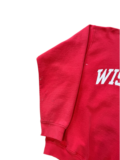 (XL) Vintage Wisconsin Red Crewneck