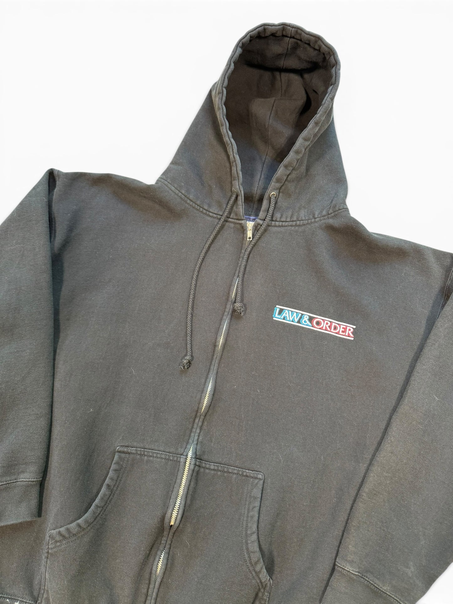 (XXL) Vintage NBC Law & Order Zip-Up Sweatshirt