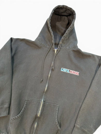 (XXL) Vintage NBC Law & Order Zip-Up Sweatshirt