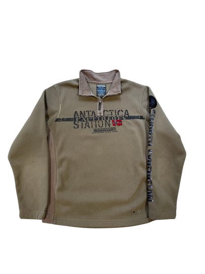 (M) Y2K Point Zero Fleece Quarter zip Sweater