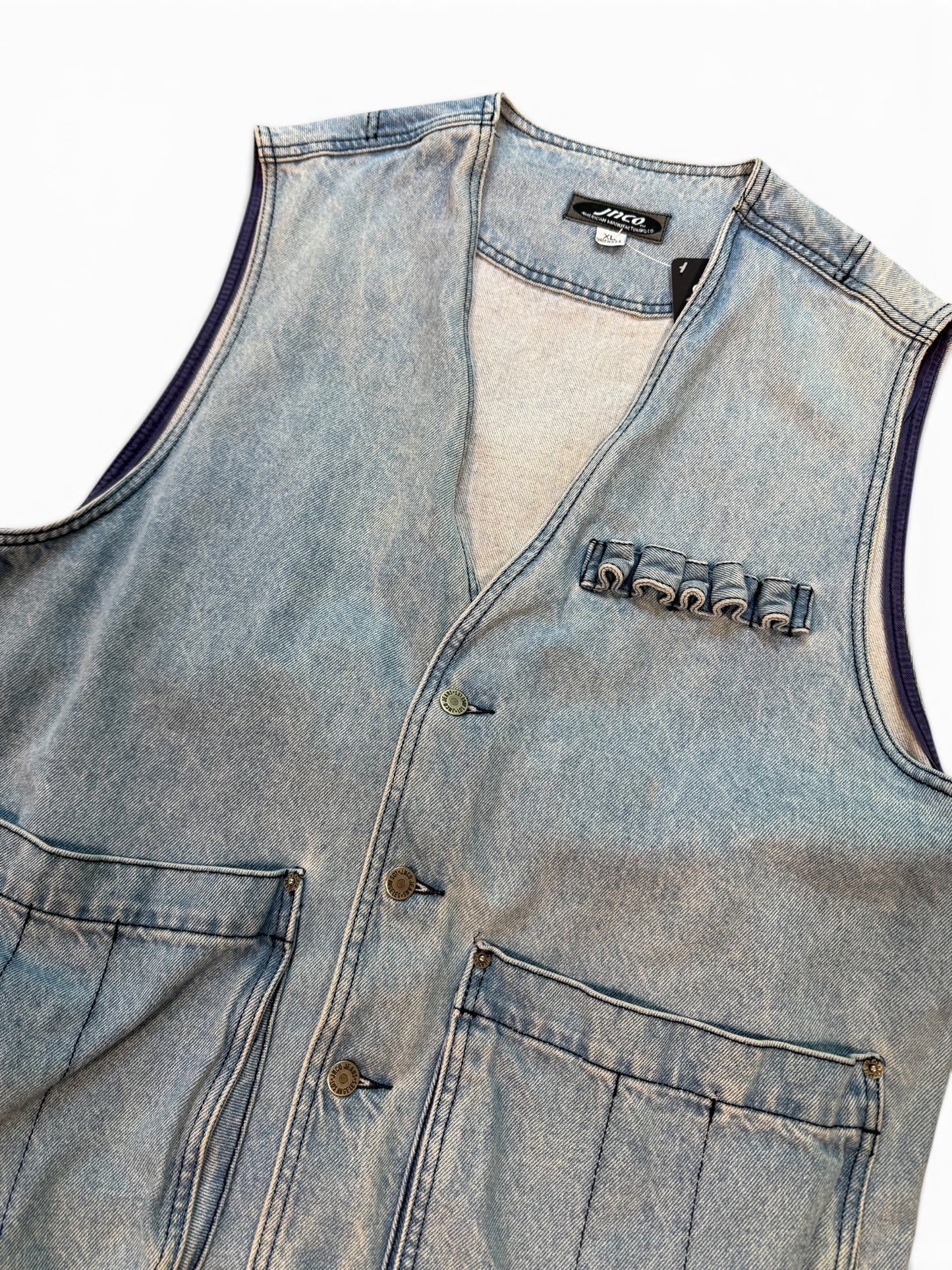 (XL) Vintage JNCO Denim Vest