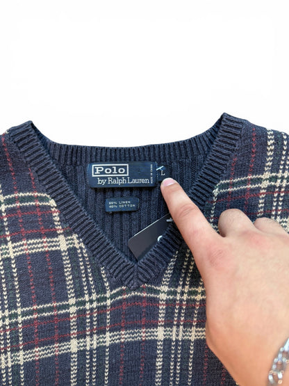 (L) Vintage Polo Ralph Lauren Golfing Knit Sweater