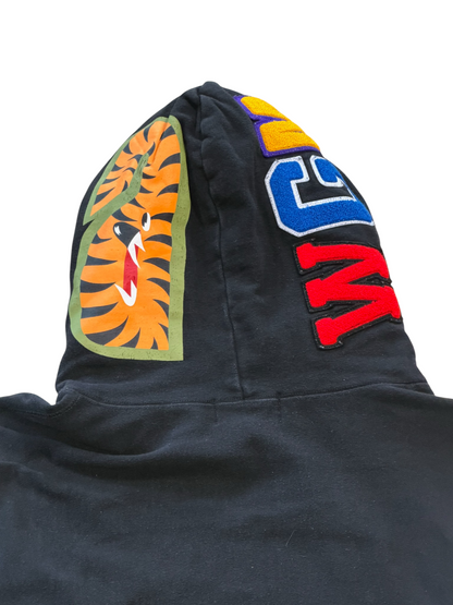 (XL) Bape WGM Shark Hoodie Black