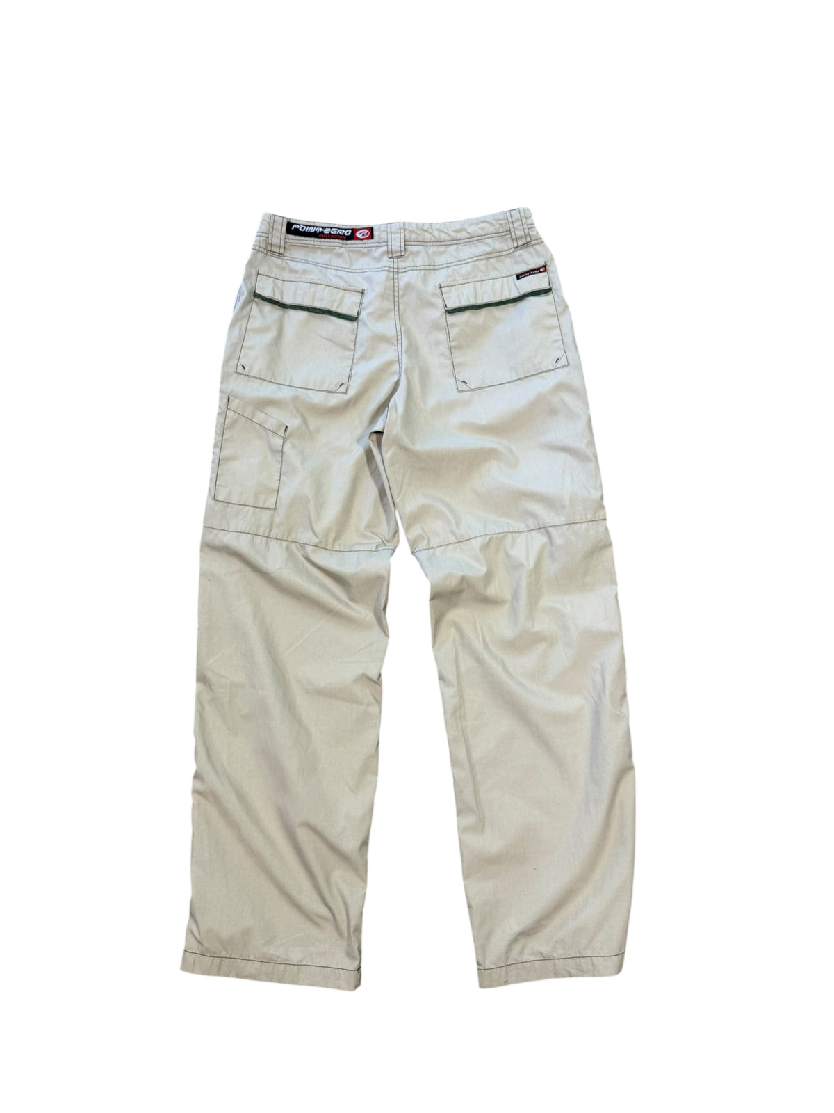 (34) Y2k Point Zero Baggy Nylon Pants