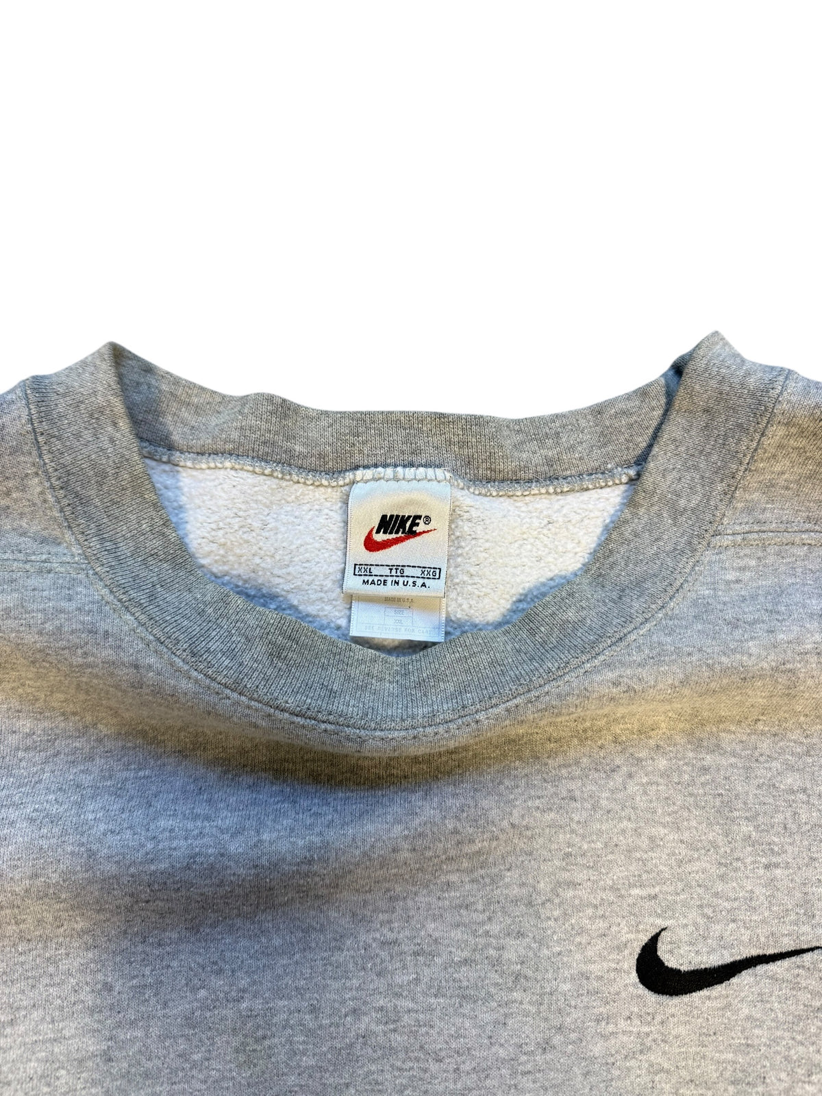 (XXL) Vintage 1990s Nike Swoosh Crewneck Sweater
