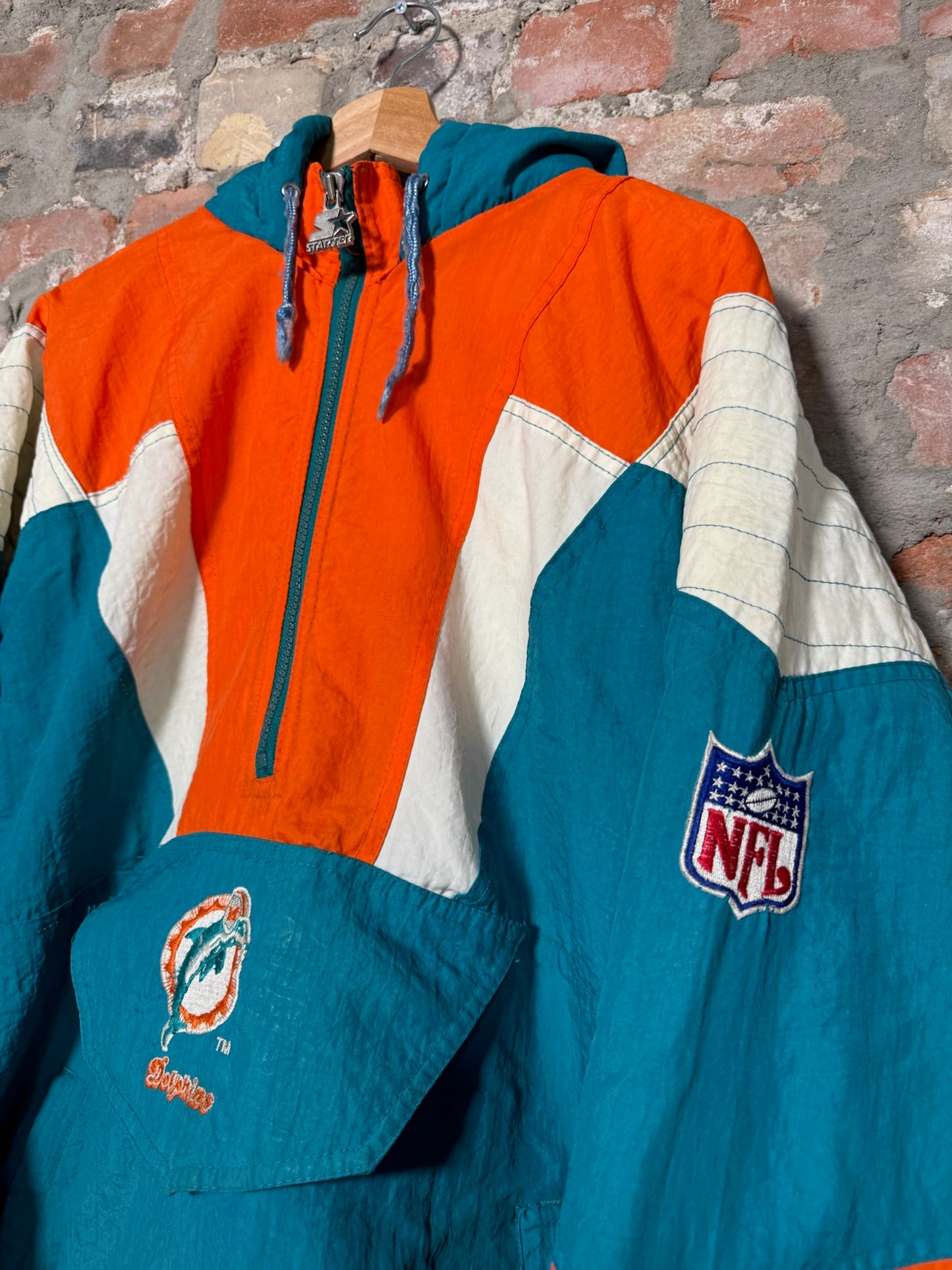 (XL) Vintage 90s Miami Dolphins Starter Jacket