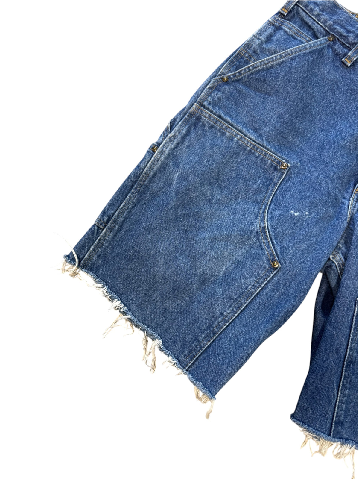 (32) Carhartt Denim Double Knee Cut Shorts