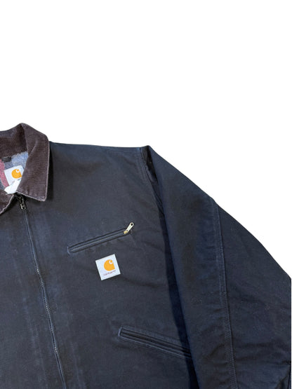 (XL) Vintage Carhartt Detroit Black Jacket