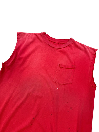 (XL) Vintage 1990s Marlboro Faded Cut Off Tshirt
