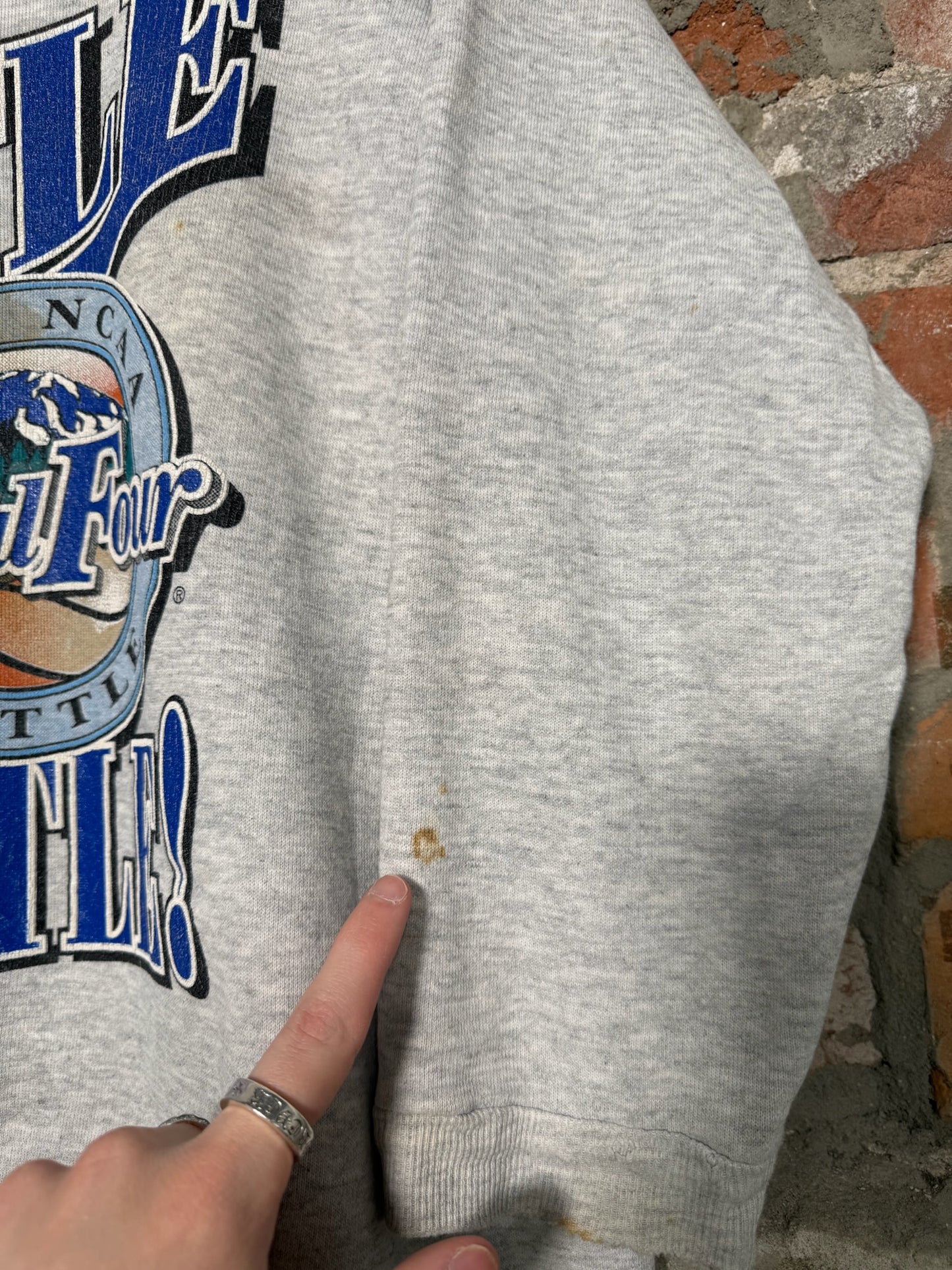 (XL) 96" Final Four The Battle In Seattle Crewneck