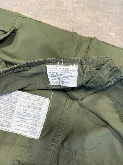 (XL) 1980s Adjustable Military Parachuting Pants