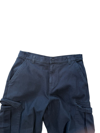 (34) Oak + Fort Black Heavyweight Cargo Pants
