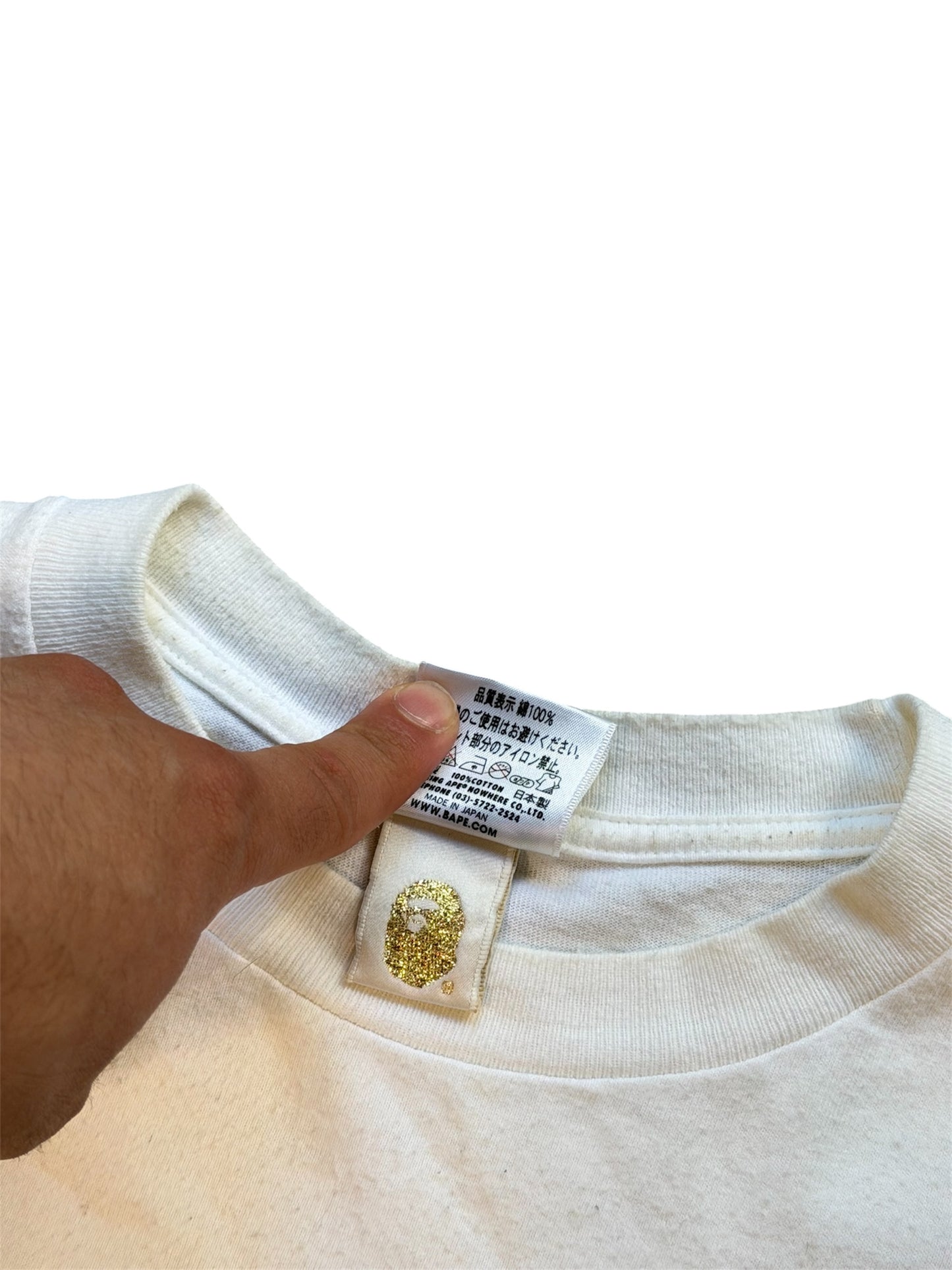 (XL) Bape Check Big Baby Milo Tee