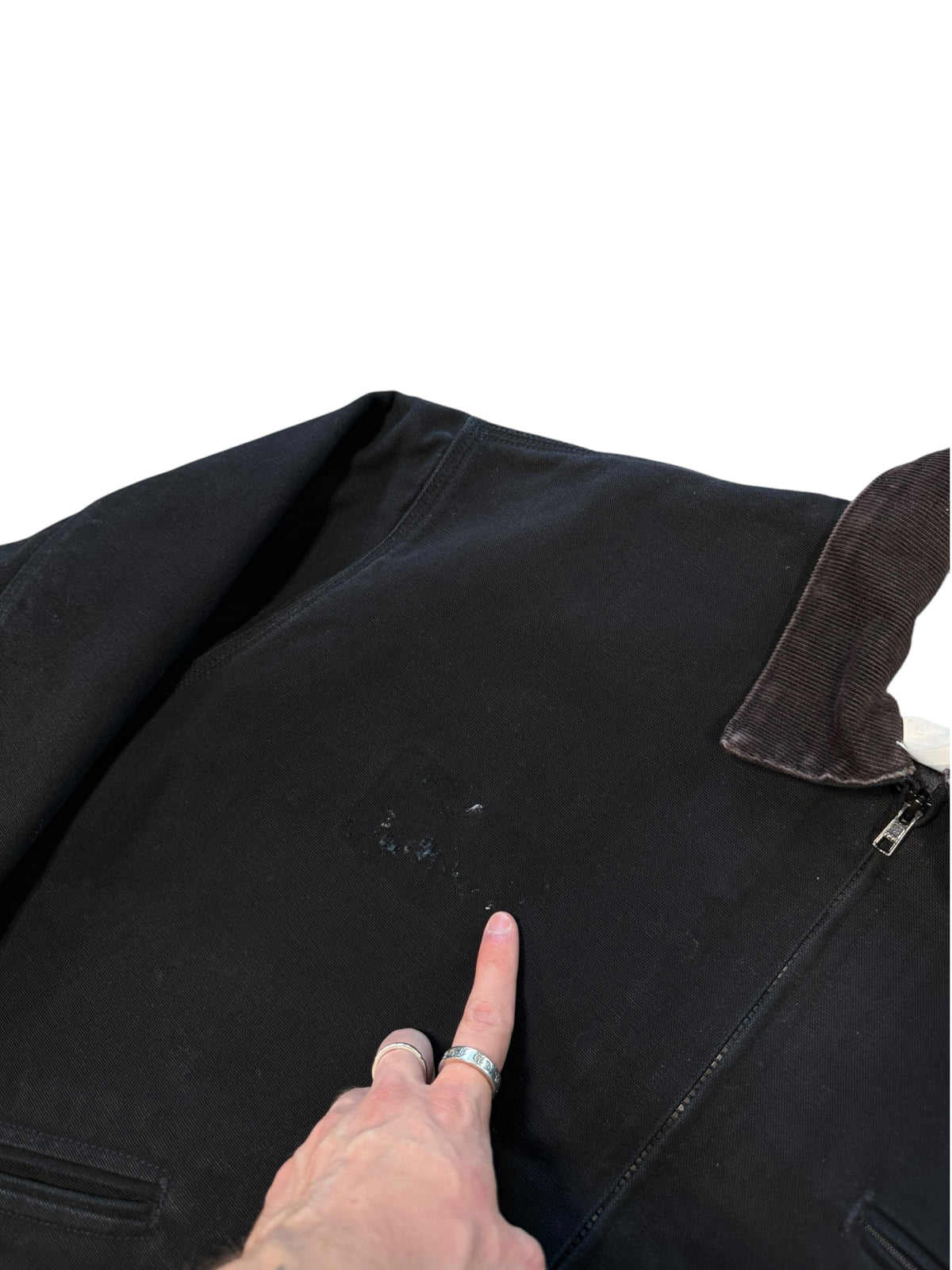 (XL) Vintage Carhartt Detroit Black Jacket