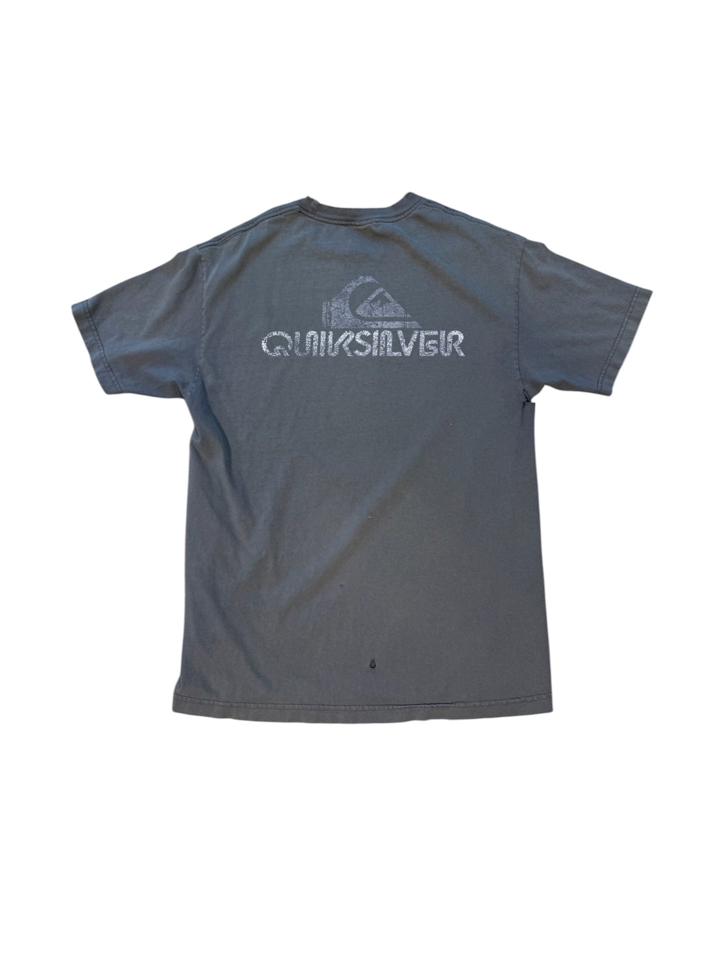 (L) Quicksilver Faded Logo Tee