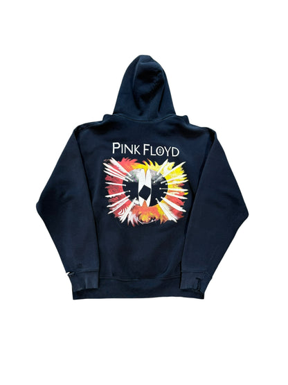 (XL) 2001 Pink Floyd Sun Dial Thrashed Band Hoodie