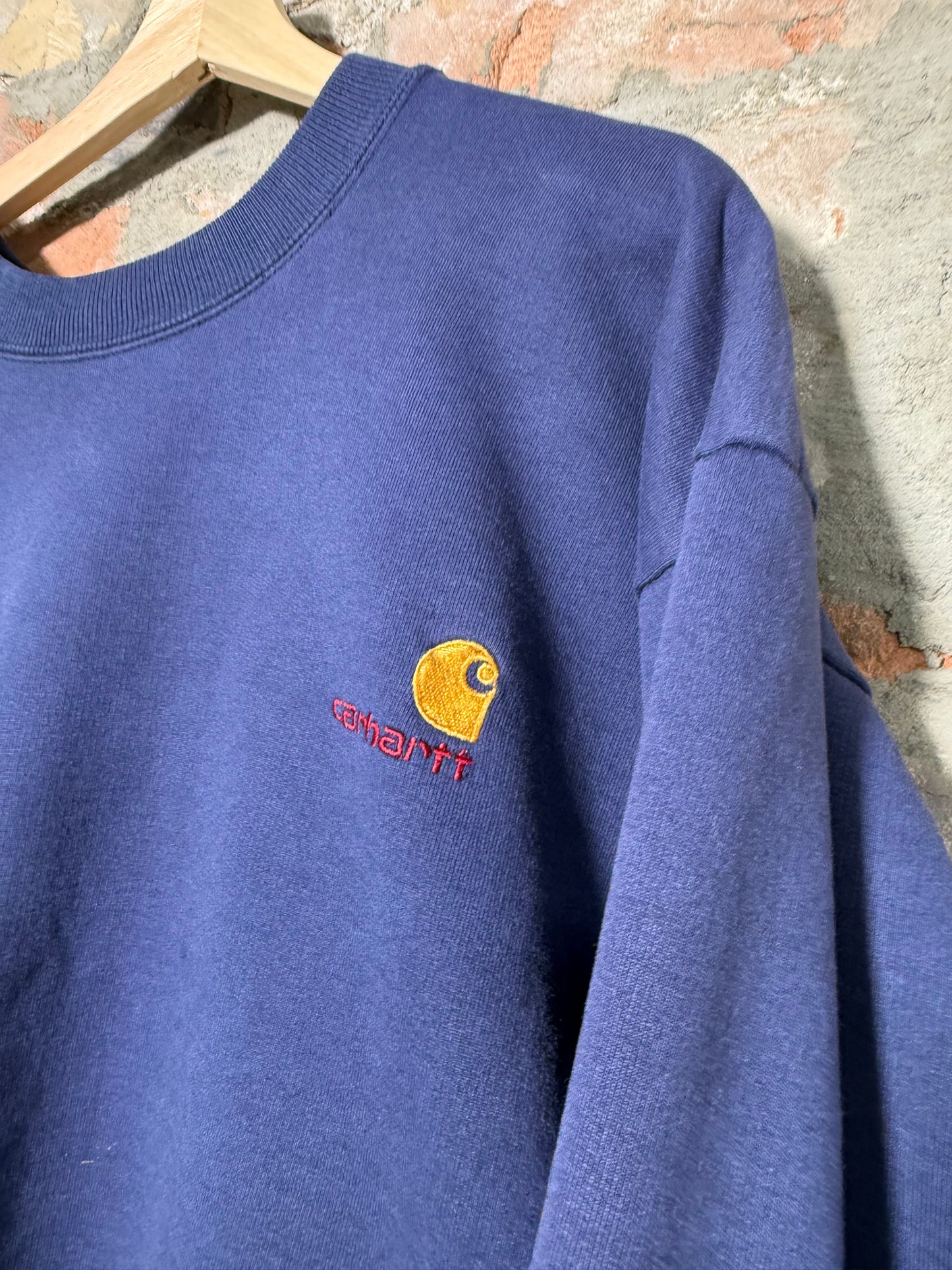 90’s Carhartt Double Lined Navy Crewneck Sz XL
