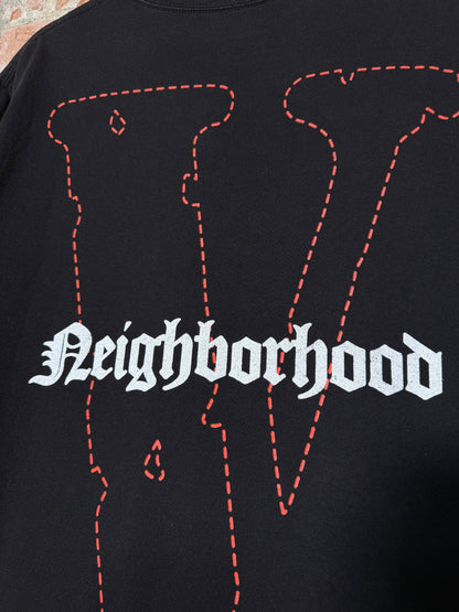 Vlone X Neighborhood Skull Tee Sz M