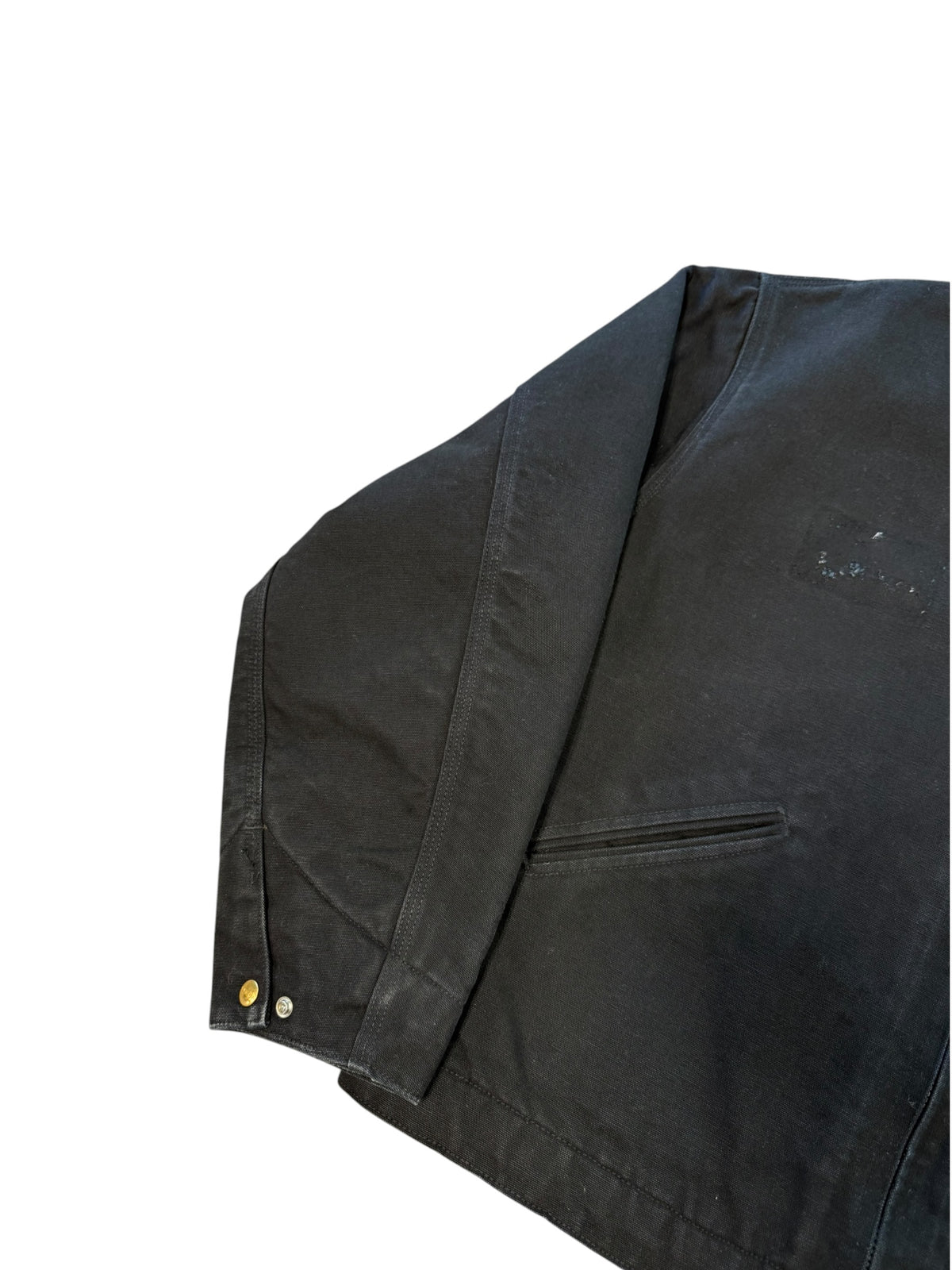 (XL) Vintage Carhartt Detroit Black Jacket