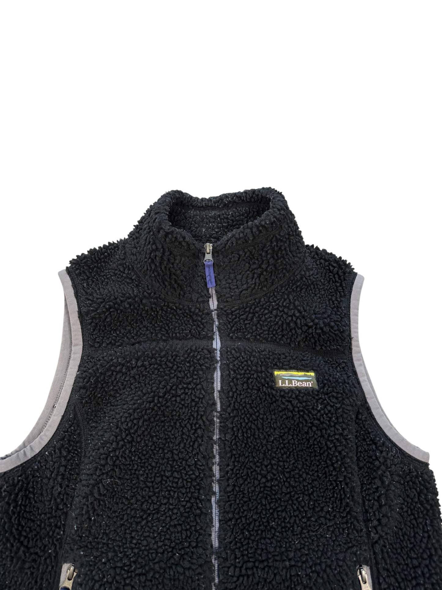(S) LL Bean Deep Pile Vest