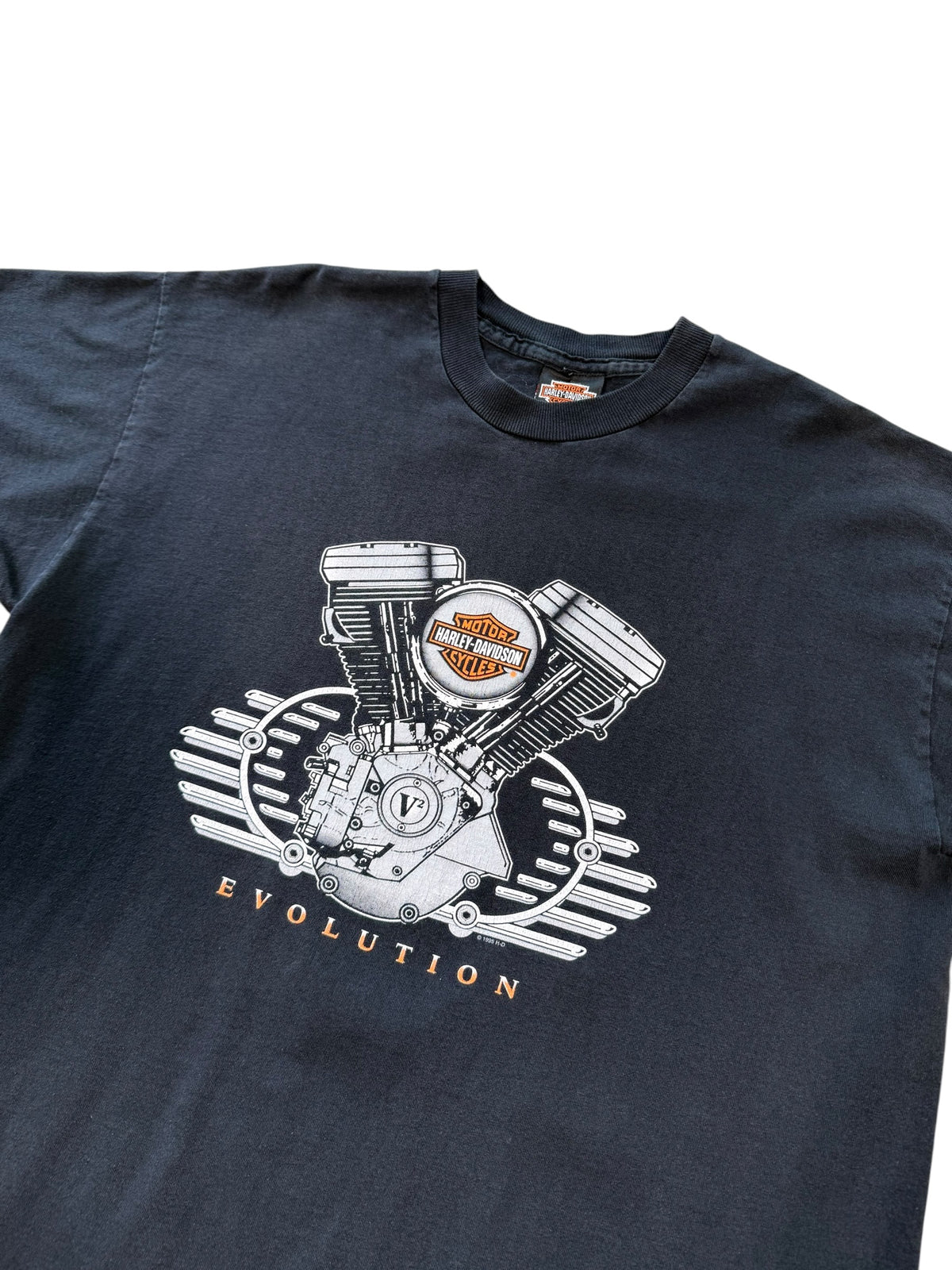 (XL) Vintage 1996 Harley Davidson Engine And Eagle Tshirt