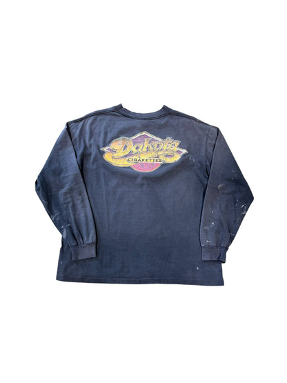(L) 90’s Dakota Cigarettes Faded Longsleeve