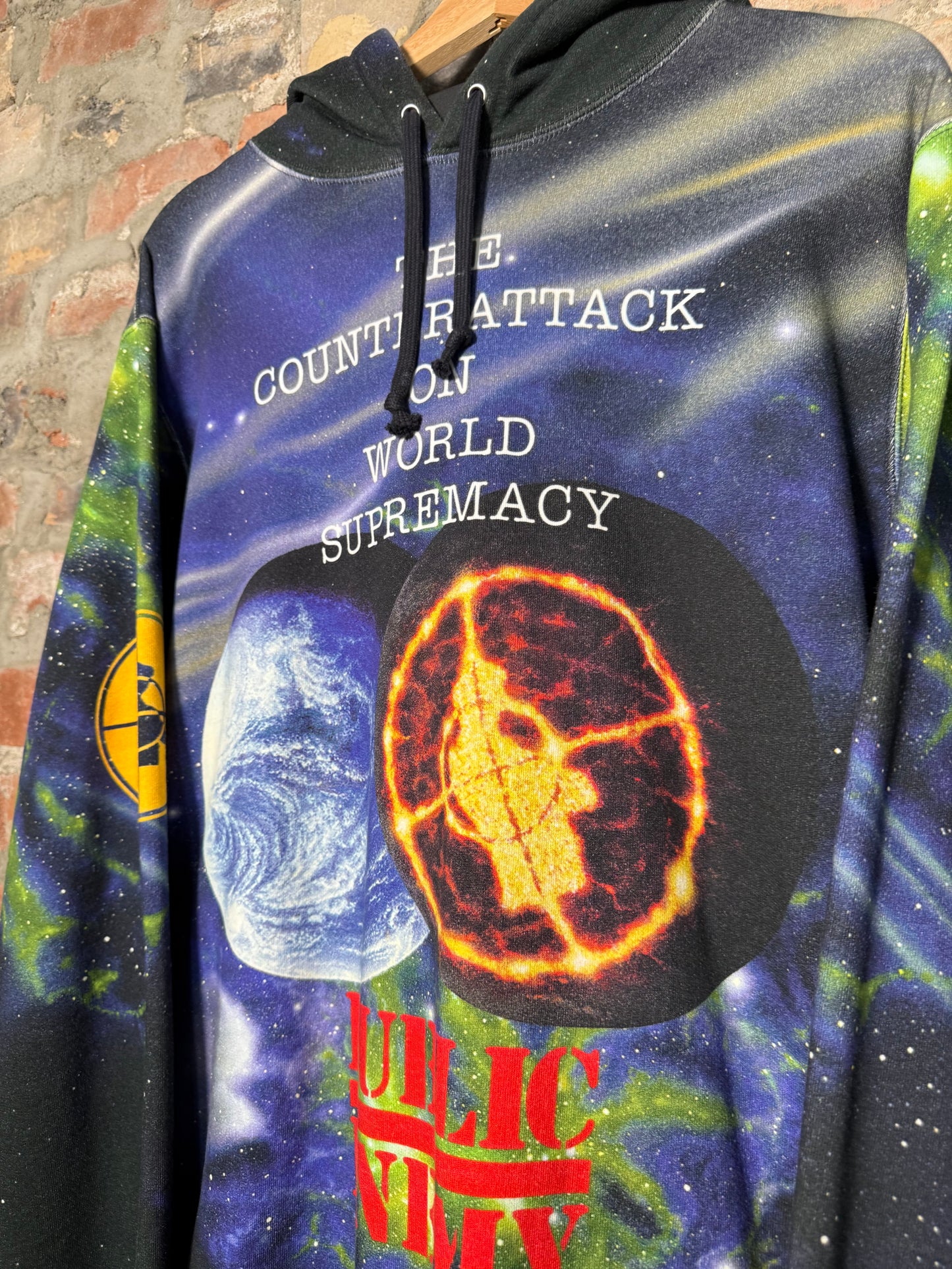 Supreme Public Enemy Hooded Sweater Sz M