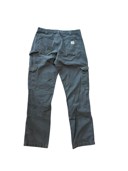 (34W) Carhartt Relaxed Fit Moss Green Cargo Pants