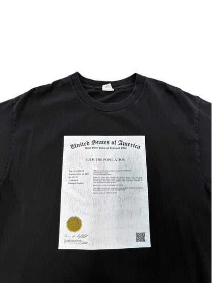 (L) FTP Cease And Desist Letter Black Tee