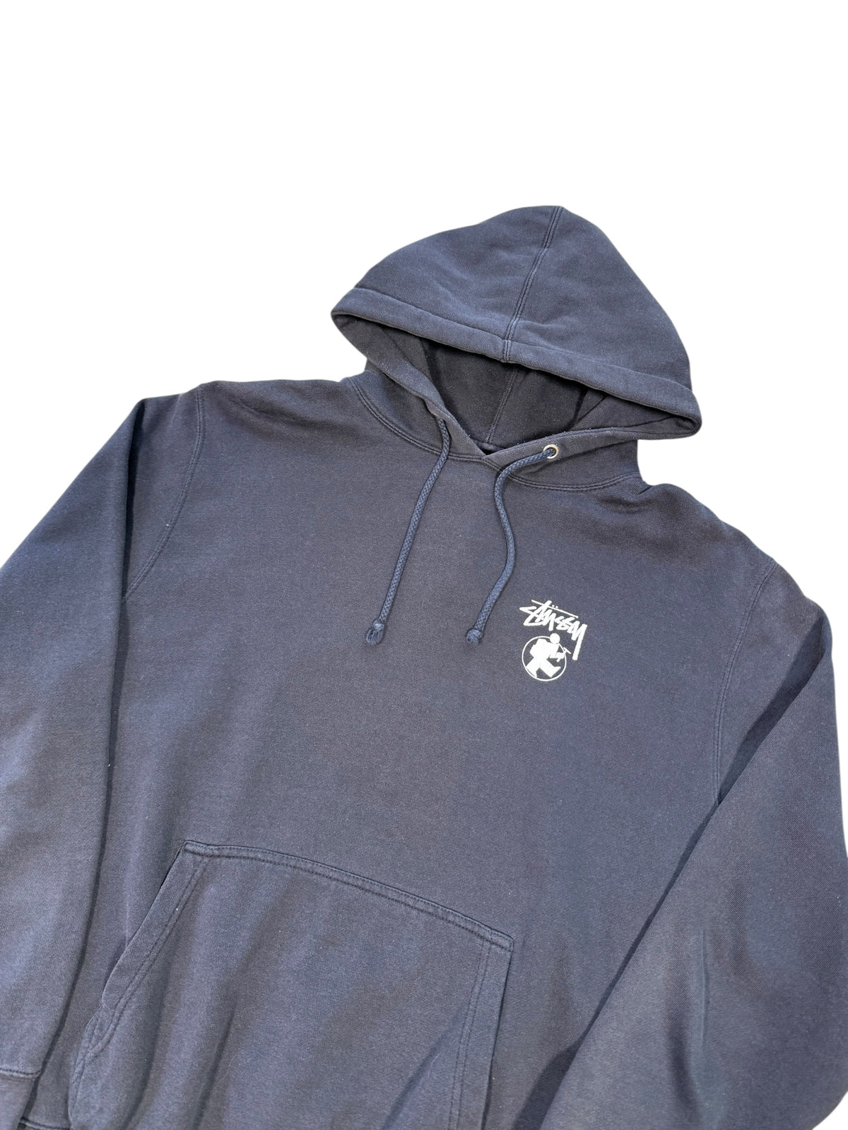 (L) Stussy Outdoor Man Hoodie Black